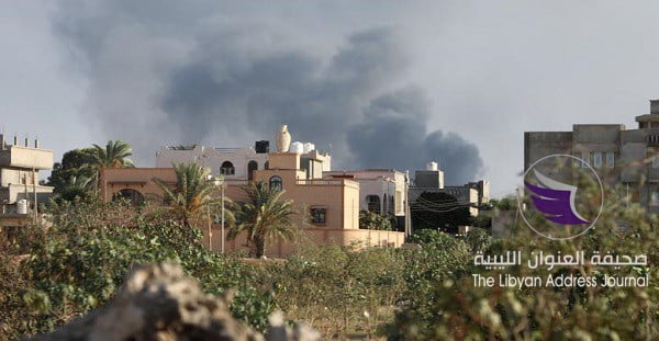 اشتباكات مسلحة في قصر بن غشير جنوب طرابلس - 2018 08 29T132133Z 580727808 RC13A9228A50 RTRMADP 3 LIBYA SECURITY