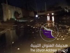 بالصور ..محتجون يغلقون طريق عام بمصراتة لتردي مستوى البنية التحتية - 49344797 313011975859849 8561404249534103552 n