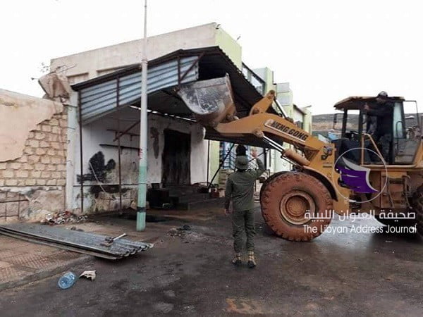 الشروع بتنفيذ الخطة الأمنية في درنة بهدم العشوائيات ومكافحة الجريمة - 49431852 2303620123204073 962208902076694528 n