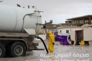 تقرير ..سيول الأمطار تحاصر شوارع إجدابيا - 49527120 1974733059310834 5162940801671495680 n