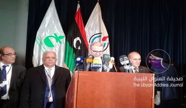 (بالفيديو) رئيس المؤسسة الوطنية للنفط يعقد مؤتمرا صحفيا في بنغازي - 49686310 313182879303130 6254661977247842304 n
