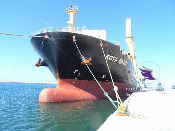 رسو سفينة تحمل 10 آلاف طن من الأرز في ميناء بنغازي - 50324212 2257345431215028 1628905319541243904 n