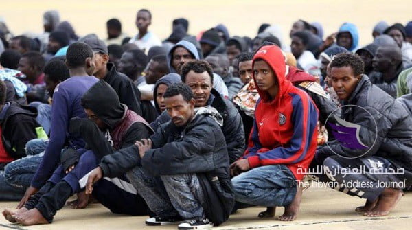 جهاز الهجرة بشحات يؤكد ترحيل أكثر من ألف مهاجر إلى بلدانهم - AFP V80CF 0