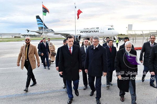 السراج يصل فاليتا لإجراء محادثات مع رئيس الوزراء المالطي - DwdQnsBWsAAIl9
