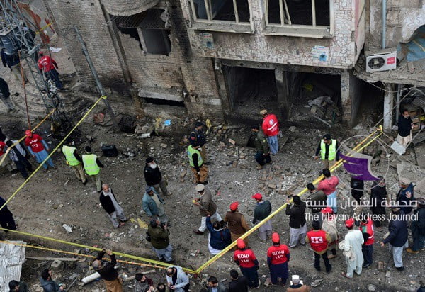 إصابة ستة أشخاص بانفجار سيارة مفخخة في بيشاور الباكستانية - fad2d3c6c516f202c761546ce653f780c7f76340
