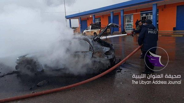 الإطفاء يُخمد حريقا التهم سيارة أثناء تزودها بالوقود في منطقة المبني 3 الإطفاء يُخمد حريقا التهم سيارة أثناء تزودها بالوقود في منطقة المبني - 50818550 607677303013453 1494164636323282944 n
