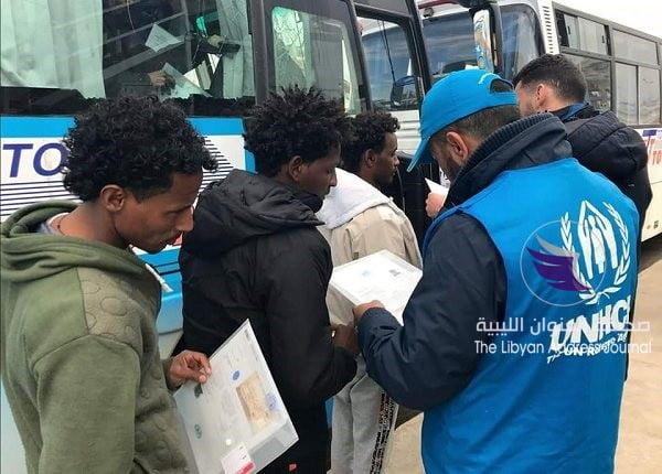 الأمم المتحدة تنقل 159 مهاجراً أريترياً من طرابلس إلى النيجر - 51933375 2966514896695901 1032573007689678848 n