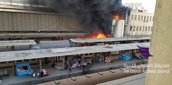 قتلى وجرحى جراء اندلاع حريق هائل في محطة القطارات بالقاهرة - D0Zq8QNX4AASa9J
