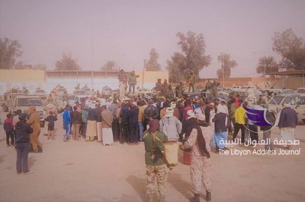 القوات المسلحة تدخل العوينات بعد فنقل وتراغن - D0gJQNvX4AEqqU6