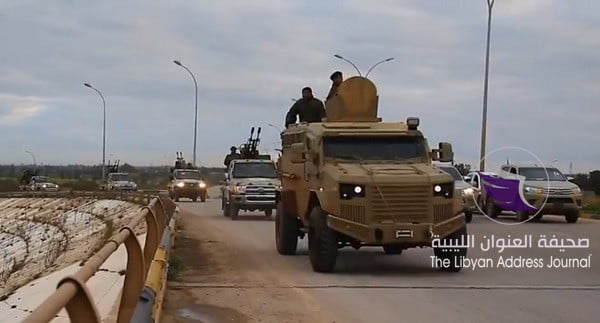  (بالفيديو) اللواء 106 مجحفل يتوجه إلى الجنوب الليبي - New Bitmيييp Image