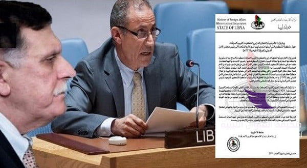 ردا على مذكرة مندوب ليبيا.. خارجية المؤقتة تتهم السراج بخلق التوتر بين الليبيين - مندوب ليبيا لدى الأمم المتحدة المهدي المجربي