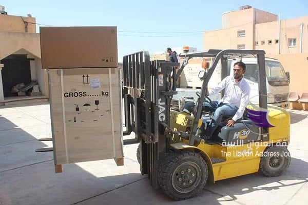 مستشفى زليتن يستقبل شحنة من المعدات الطبية - 52997088 2138852582867608 6370633936850124800 n