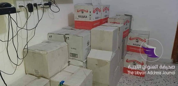 داخلية الوفاق تضبط شاحنة خمور متجهة من طرابلس إلى بنغازي - 54435592 2104303242999690 2221881303429545984 o