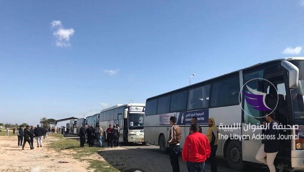 11 حافلة تنقل الجماهير من طرابلس لتونس لمؤازرة المنتخب الليبي - 54522094 2281719485487865 5440924833258930176 n