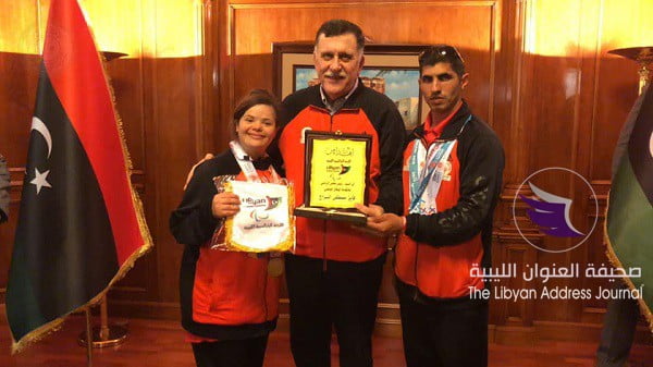 (بالفيديو) السراج يستقبل البعثة الليبية المشاركة في الأولمبياد العالمي الخاص - 55211340 2302188750038507 8310236821216821248 n