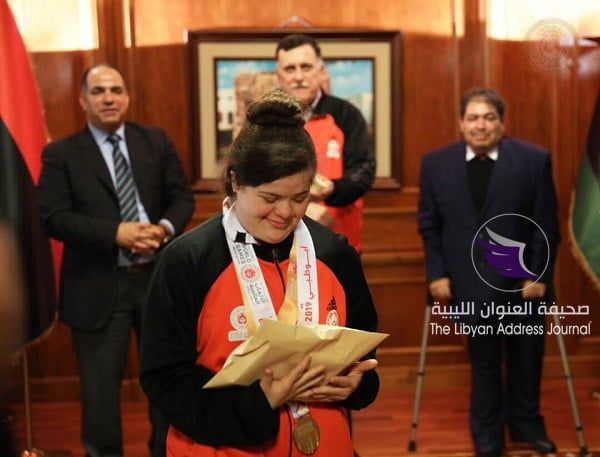 (بالفيديو) السراج يستقبل البعثة الليبية المشاركة في الأولمبياد العالمي الخاص - 55510833 2302188350038547 6929345586478972928 n