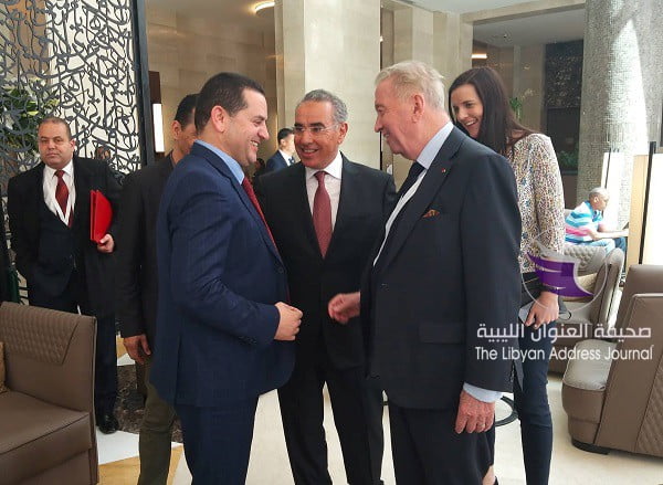 وزير خارجية المؤقتة ورئيس المعهد الدولي للسلام يبحثان سبل حل الأزمة الليبية - 55925788 623535378092515 1193899645844062208 n