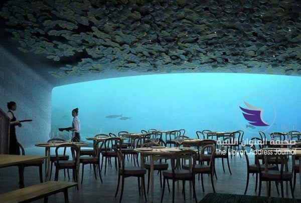 افتتاح أول مطعم تحت الماء في النرويج - Inside underwater restaurant Under Lindesnes Southern Norway 6d9c6c78 fa0e 464f a036 022b09bde9f8