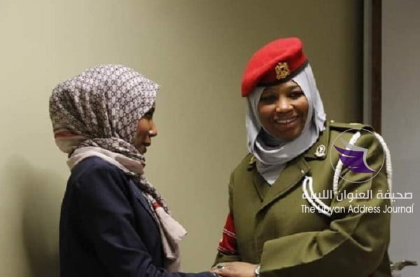 تكريم ضابطات الشرطة العسكرية اللاتي شاركن في تأمين احتفالية يوم المرأة في بنغازي - New Bitmap Image 2