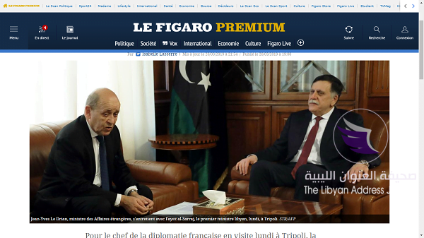 صحيفة لوفيغارو : لا وجه للمقارنة بين تنظيم الجيش الليبي ومليشيات طرابلس - ‏‏لقطة الشاشة 81