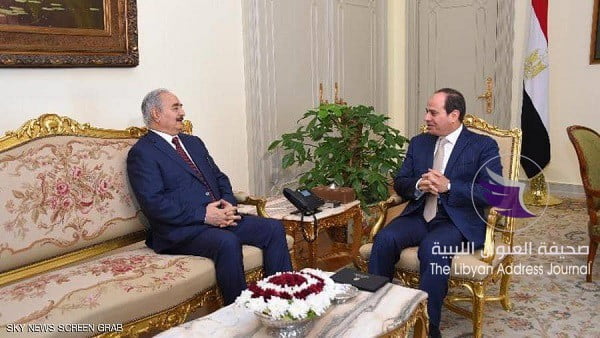 الرئيس المصري يلتقي القائد العام للجيش بالقاهرة - 1 948341
