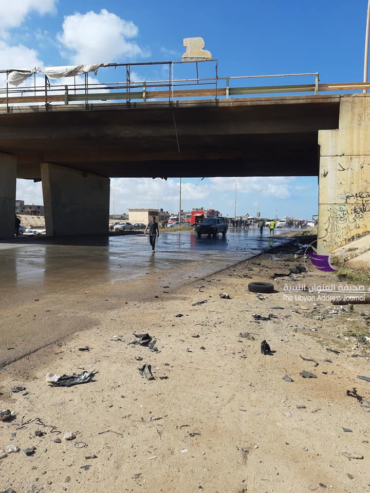 انفجار سيارة تحت كوبري سيدي خليفة شرقي بنغازي والسبب مجهول حتى الآن - 56922709 802911946776226 6723750935153082368 n