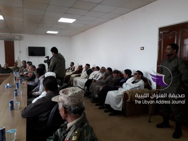 وفد من مناطق الجبل الغربي يجري زيارة إلى غريان لدعم القوات المسلحة - 56947120 481099429095461 6951724011063607296 n