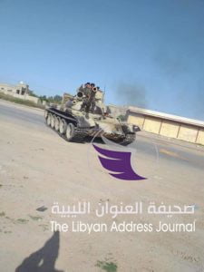 صور .. الجيش الليبي يغنم دبابة تابعة للجماعات الإرهابية في طرابلس - 57253488 420930652080927 3354698426901069824 n