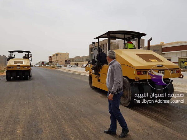 تواصل أعمال رصف وصيانة الطرق وحملات النظافة في بنغازي - 57486014 2115179628603249 6425775252436942848 n
