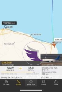 طائرة "أيروترانس" تغير وجهتها بشكل مفاجئ من إسطنبول إلى طرابلس نحو مصراتة - 9B27F9B0 8C57 43BF 91E2 51D751C7FE52