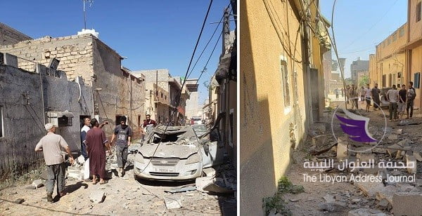 طيران الوفاق يستهدف من جديد منازل المدنيين في قصر بن غشير - D7qUkjfXoAAEdqj