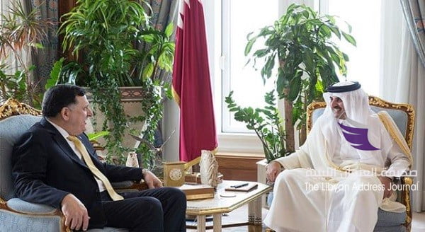 ترحيب قطري بمبادرة السراج - 350