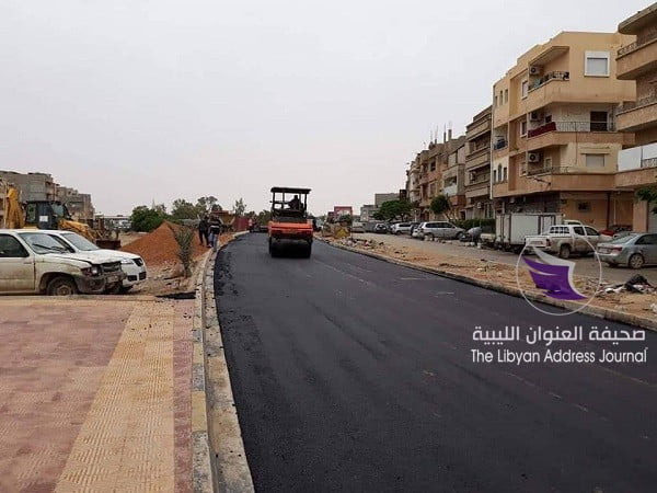  (شاهد الصور) استمرار أعمال الرصف في بلدية بنغازي - 61797800 2178928215561723 5740025011427606528 n