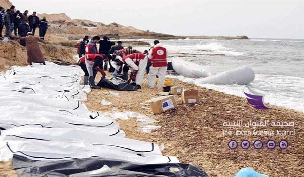انتشال 66 جثة لمهاجرين قبالة سواحل الخمس - 2019 7 27 15 34 32 747