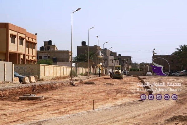 بلدية بنغازي تبدأ في رصف شوارع بمنطقة الكويفية - 66130039 2248100085311202 9011473730748022784 n