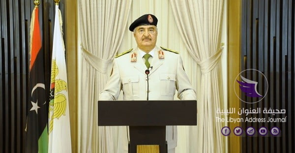القائد العام يبعث برقية تعزية في وفاة الرئيس التونسي - القائد العام للجيش الوطني المشير خليفة حفتر 1 1