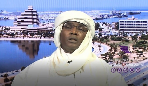 رئيس المجلس الأعلى لقبائل التبو: كل تباوي يحمل السلاح ضد الوطن سنتصدى له 1 رئيس المجلس الأعلى لقبائل التبو: كل تباوي يحمل السلاح ضد الوطن سنتصدى له - الشيخ علي بركة التباوي