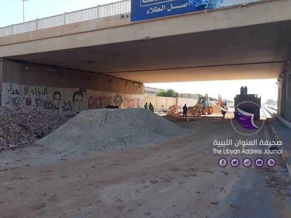 بالصور| تعرف على أسباب الهبوط الجزئي بالطريق السريع ببنغازي وموعد انتهاء صيانته  - 68425346 2242280659417019 6648102417743216640 n