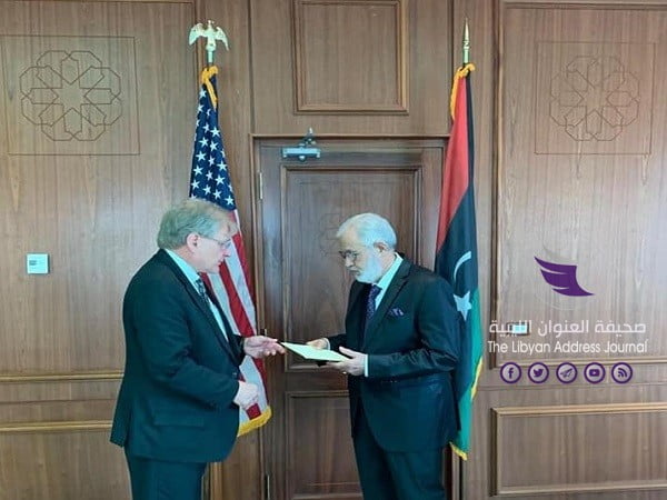 في مخالفة للبروتوكول والأعراف الدبلوماسية.. سيالة يستلم أوراق اعتماد السفير الأمريكي لدى ليبيا في تونس - 68789226 649043005505509 1860068065799045120 n