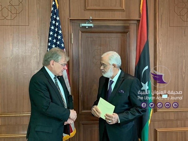 في مخالفة للبروتوكول والأعراف الدبلوماسية.. سيالة يستلم أوراق اعتماد السفير الأمريكي لدى ليبيا في تونس - 68866983 649042925505517 3635731906743500800 n