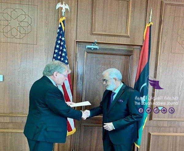 في مخالفة للبروتوكول والأعراف الدبلوماسية.. سيالة يستلم أوراق اعتماد السفير الأمريكي لدى ليبيا في تونس - 69225391 649043048838838 6875660397949485056 n e1566640507399