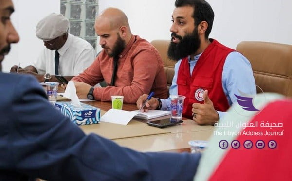الهلال الأحمر الليبي يتابع الأوضاع الإنسانية لنازحي مدينة مرزق - 69449061 2328671827181579 1313523238181011456 n