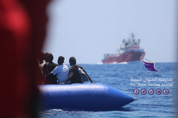إنقاذ 105 أشخاص في المياه الدولية قبالة سواحل ليبيا -