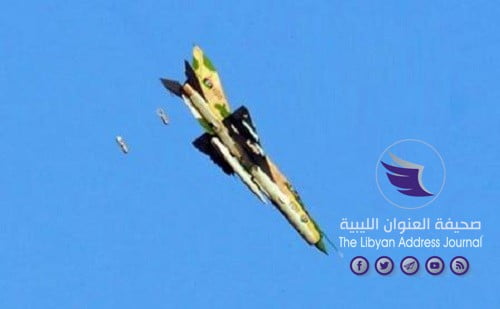 سلاح الجو بالقيادة العامة يوجه 4 ضربات لمليشيات الوفاق - Mig 21 bombing Benghazi close1