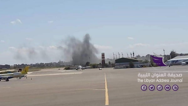 تعليق الرحلات في مطار معيتيقة بعد تعرضه لقصف بصاروخ - 580