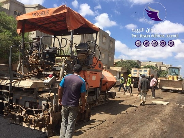 بالصور| بلدية بنغازي تواصل رصف الطرق - 69739130 2351671024954107 7399498802920423424 n