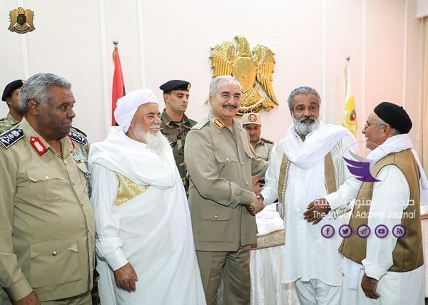 القائد العام يستقبل وفدًا من قبائل أولاد سليمان - 69873142 2420205618220227 2780710158420934656 n