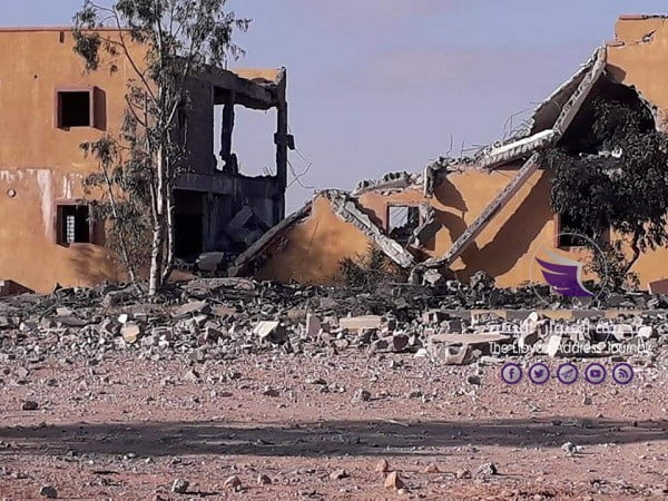 بالصور| جانب من الضربة الجوية التي استهدفت معسكرا للميليشيات بمنطقة جارف بسرت - 71186897 131328118208298 4408804128575193088 n