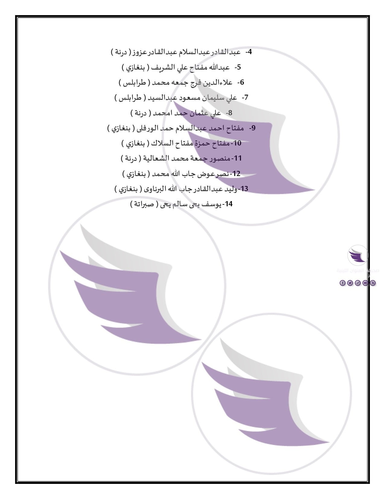 حصري| باش آغا يرسل قائمة تضم أسماء 56 مواطنًا ليبيًا إلى "الإنتربول" - NIDs List pages to jpg 0003 1