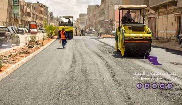 بلدية بنغازي تواصل أعمال رصف الطرق - 72072856 2402315059889703 1262265204389969920 n